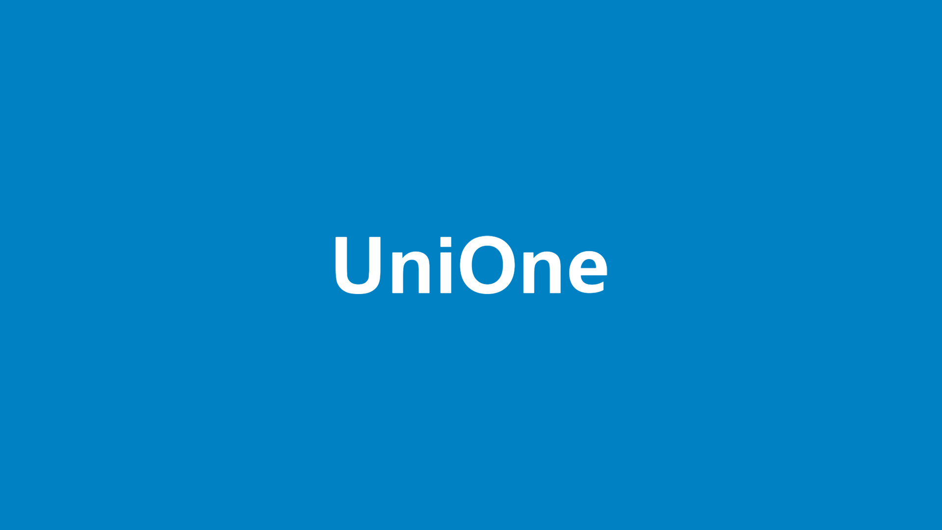 UniOne -- 让工作更轻松 让世界更智能！